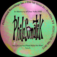 Toru S. - In Memory Of Doc Yoko #40 : You Can't See You (Please Notice You Mixes)