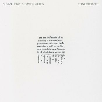 Susan Howe and David Grubbs - Concordance (Edit)