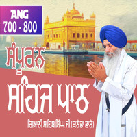 Bhai Sahib Singh Canada Wale - Ang 700 to 800 Sehaj Path Sri Guru Granth Sahib Ji