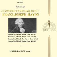 Artur Balsam - Haydn: Complete Keyboard Music, Volume XI