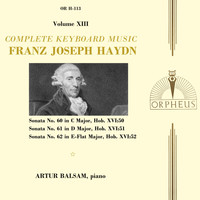 Artur Balsam - Haydn: Complete Keyboard Music, Volume XIII