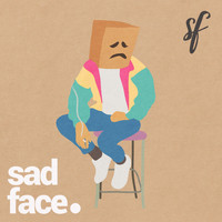 sad face. - sf