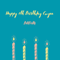 Bodan / - Happy 4th Birthday Gwynn