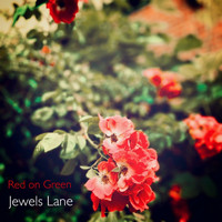 Jewels Lane - Red on Green