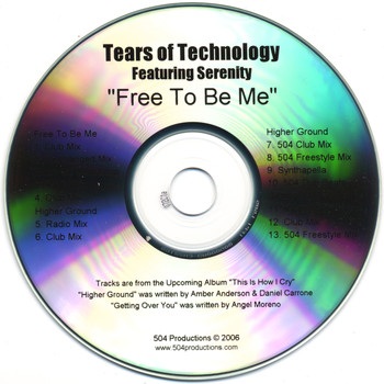 Tears of Technology - "Free To Be Me" Ep