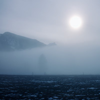 Benfay - Landschaft im Nebel