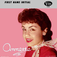 Annette Funicello - First Name Initial