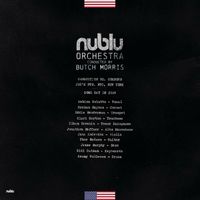 Nublu Orchestra and Butch Morris - Live at Joe's Pub NYC