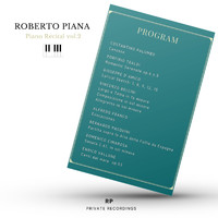 Roberto Piana - Piano Recital, Vol. 2