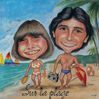 René Simard & Nathalie Simard - Sur la plage