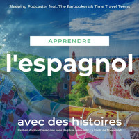 Sleeping Podcaster - Apprendre l'espagnol avec des histoires tout en dormant avec des sons de pluie relaxants: La Forêt de Sherwood
