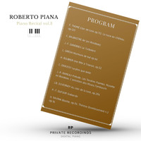 Roberto Piana - Roberto Piana Piano Recital, Vol. 3