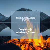 George Anderson - The Four Seasons - Winter: Campfire by the Frozen Stream