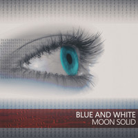 Moon Solid - Blue and White