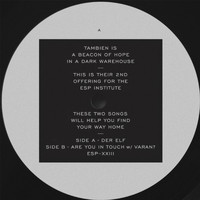 Tambien - Der Elf b/w Are You In Touch w/ Varan