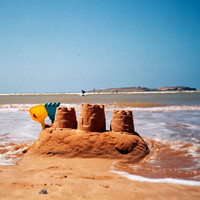 Ledher Blue - Sand Castles