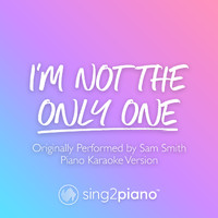 Sing2Piano - I'm Not The Only One (v2) (Piano Karaoke Instrumentals)