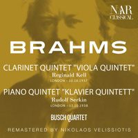 Busch Quartet - BRAHMS: CLARINET QUINTET "VIOLA QUINTET"; PIANO QUINTET "KLAVIER QUINTETT"