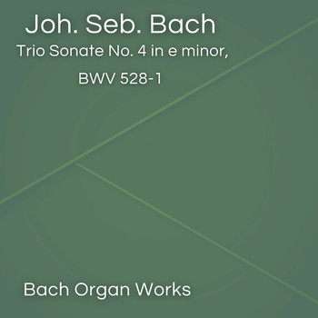 Johann Sebastian Bach - Trio Sonate No. 4 in e minor, BWV 528-1 (Johann Sebastian Bach, Epic Organ, Classic)