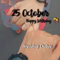 Amardeep chahal - 25 Octobar Happy Birthday