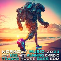 Workout Trance, Workout Electronica - Workout Music 2023 Top 100 Hits Running Cardio Trance House Bass EDM (DJ Mix)