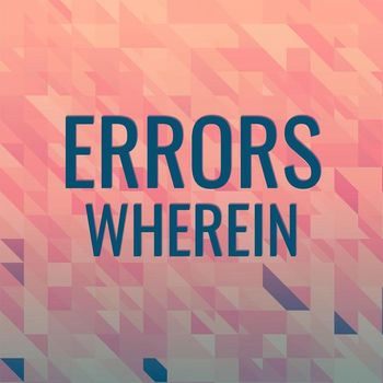 Various Artists - Errors Wherein