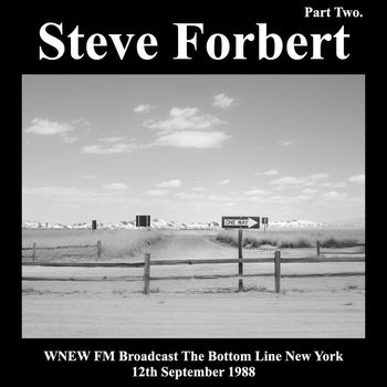 Steve Forbert - Steve Forbert - WNEW FM Broadcast The Bottom Line New York 12th September 1988 Part Two.