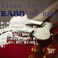 Sydney Backing Tracks - Blues Bass Backing Track in D Major