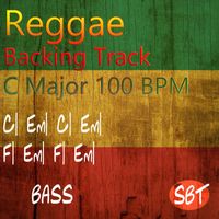 Sydney Backing Tracks - Cool Reggae Bass Backing Track C Major 100 BPM