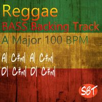 Sydney Backing Tracks - Cool Reggae Bass Backing Track A Major 100 BPM
