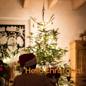 Lamp - hello,christmas