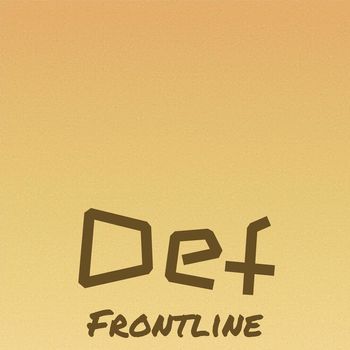 Various Artists - Def Frontline