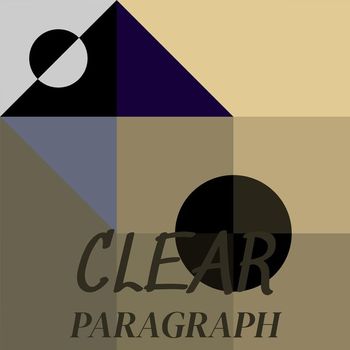 Various Artists - Clear Paragraph