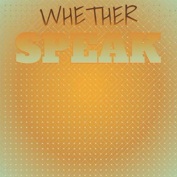 Various Artists - Whether Speak