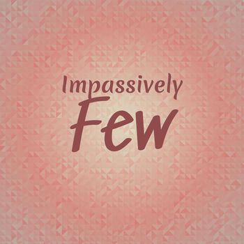 Various Artists - Impassively Few
