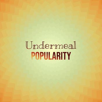 Various Artists - Undermeal Popularity