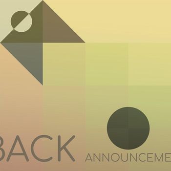 Various Artists - Back Announcement