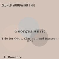 Zagreb Woodwind Trio - Trio for Oboe, Clarinet, and Bassoon: II. Romance