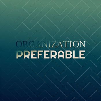 Various Artists - Organization Preferable