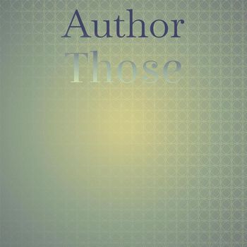 Various Artists - Author Those