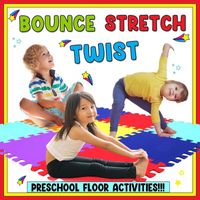 Kimbo Children's Music - Bounce, Stretch, Twist: Preschool Floor Activities!!!