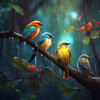 Rainbirds - Raindrop Serenade with Feathered Friends