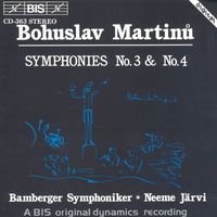Neeme Järvi - Martinů: Symphonies Nos. 3 & 4