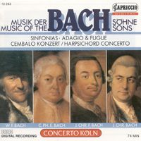 Concerto Köln - Bach Sons (The) – Bach, J.C.F. / Bach, W.F. / Bach, C.P.E. / Bach, J.C.
