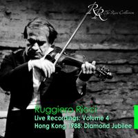 Ruggiero Ricci - Violin Recital: Ricci, Ruggiero - Bach, J.S. / Paganini, N.