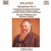 Slovak Philharmonic Orchestra, Michael Halász - Brahms: Symphony No. 4 / Academic Festival Overture