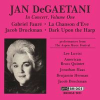 Jan DeGaetani - Jan DeGaetani in Concert, Vol. 1 (Live)