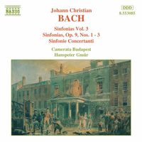 Camerata Budapest, Hanspeter Gmur - Bach, J.C.: Sinfonias, Vol.  3