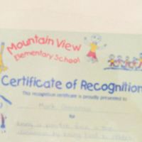 Mark Generous - Certificate Of Recognition