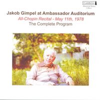 Jakob Gimpel - Piano Recital: Gimpel, Jakob - Chopin, F. / Liszt, F. / Debussy, C.